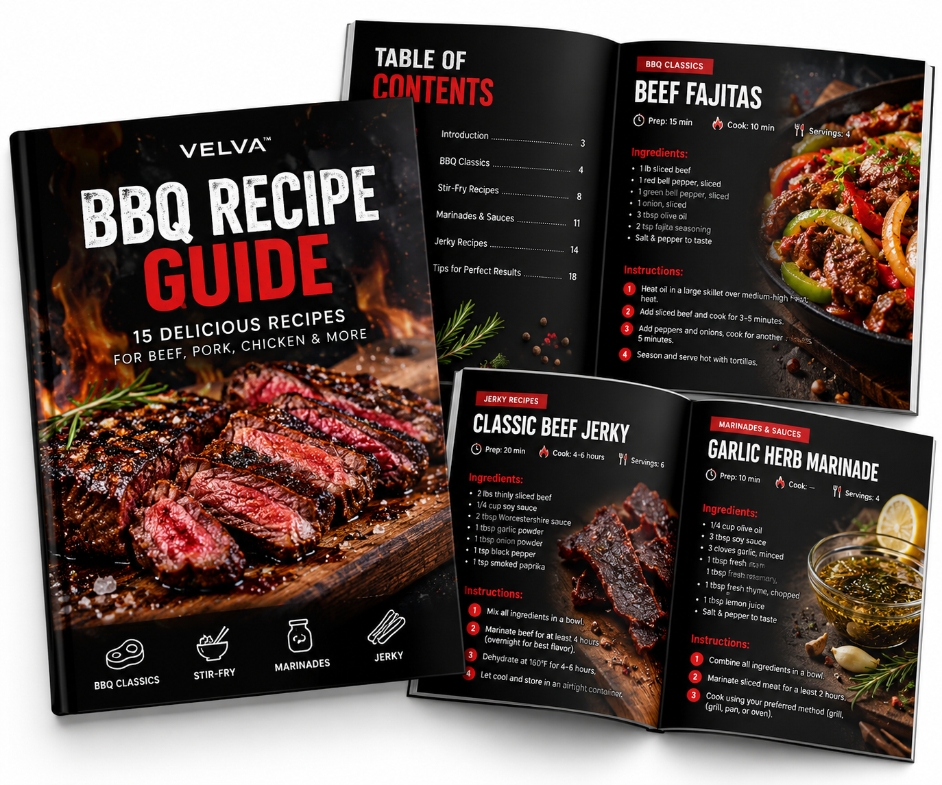 Velva BBQ Recipe Book