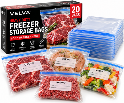20 Freezer Storage Bags